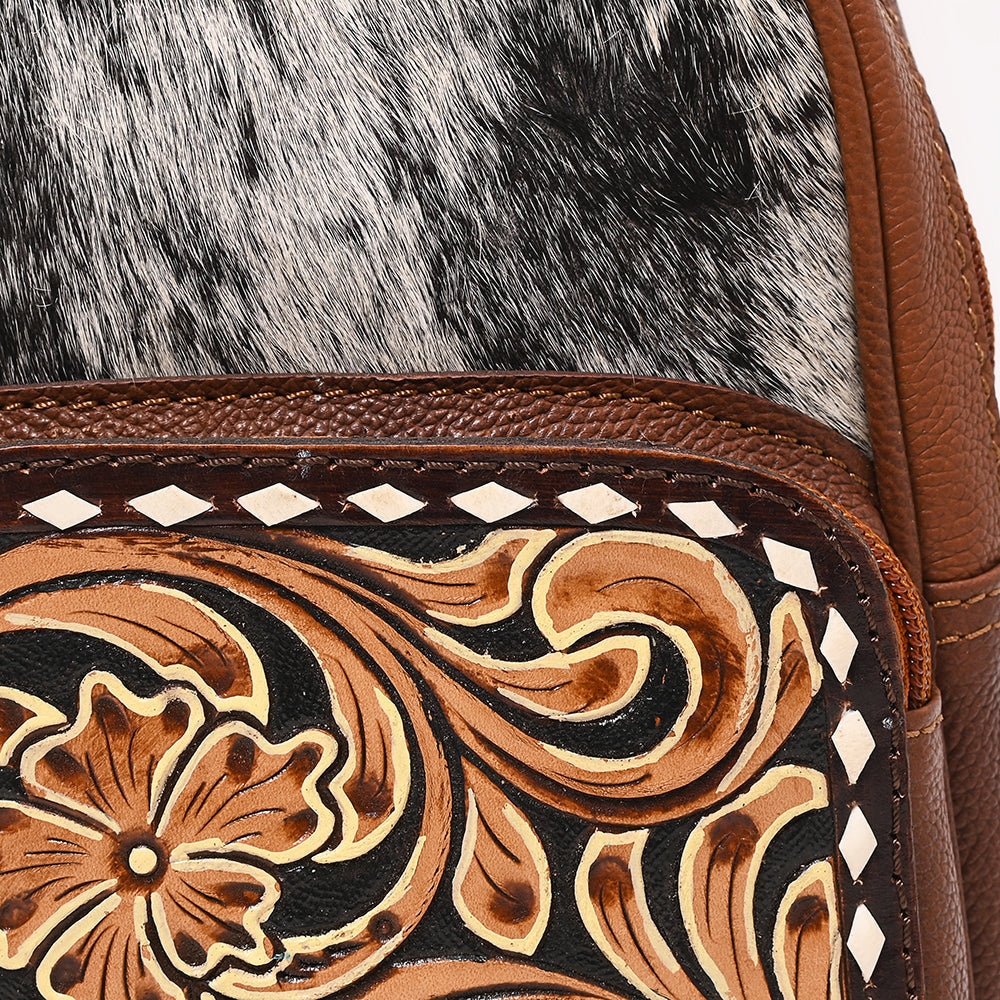 American Darling Hand Curved & Hair On Genuine Leather Sling Bag