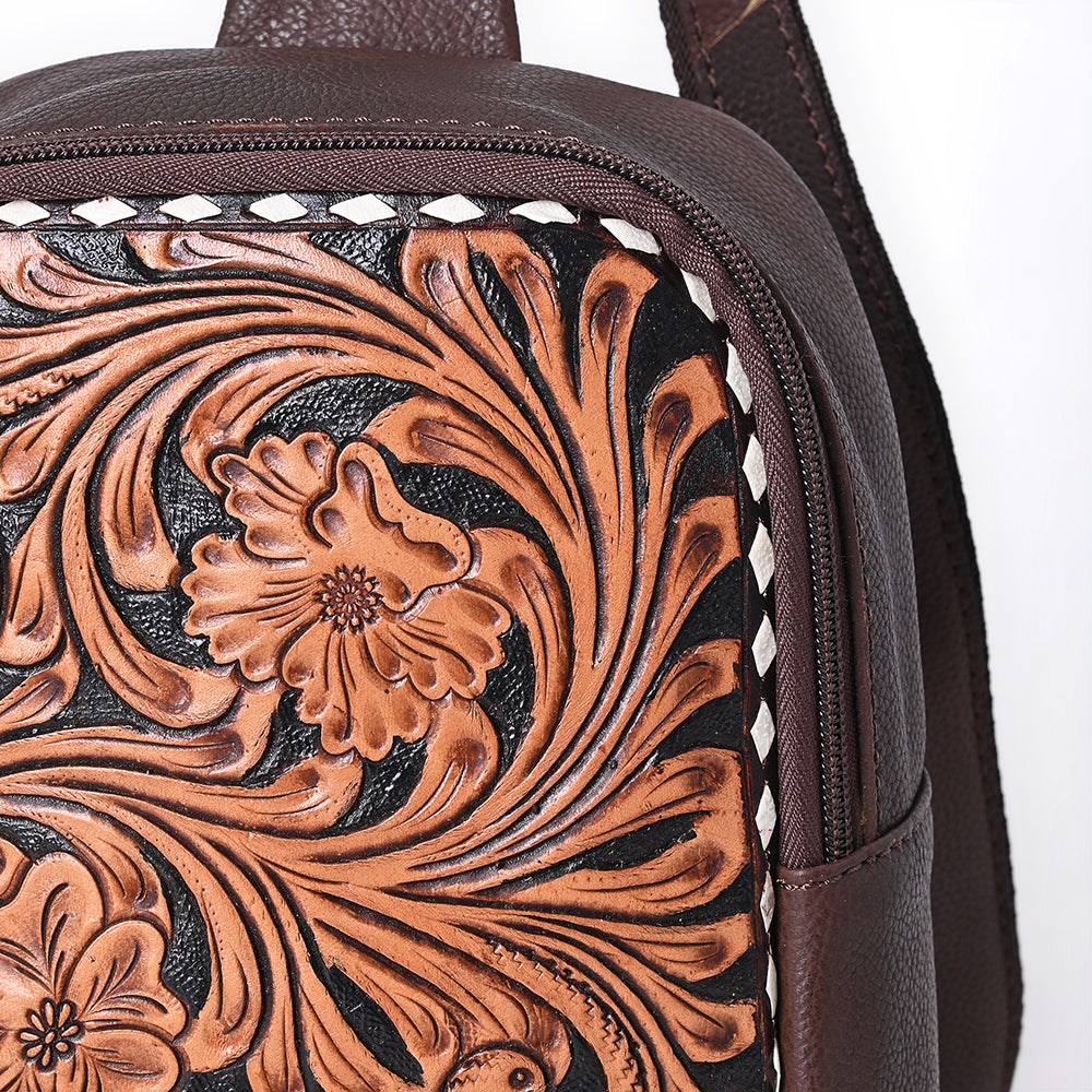 American Darling Sling Hand Tooled Genuine Leather