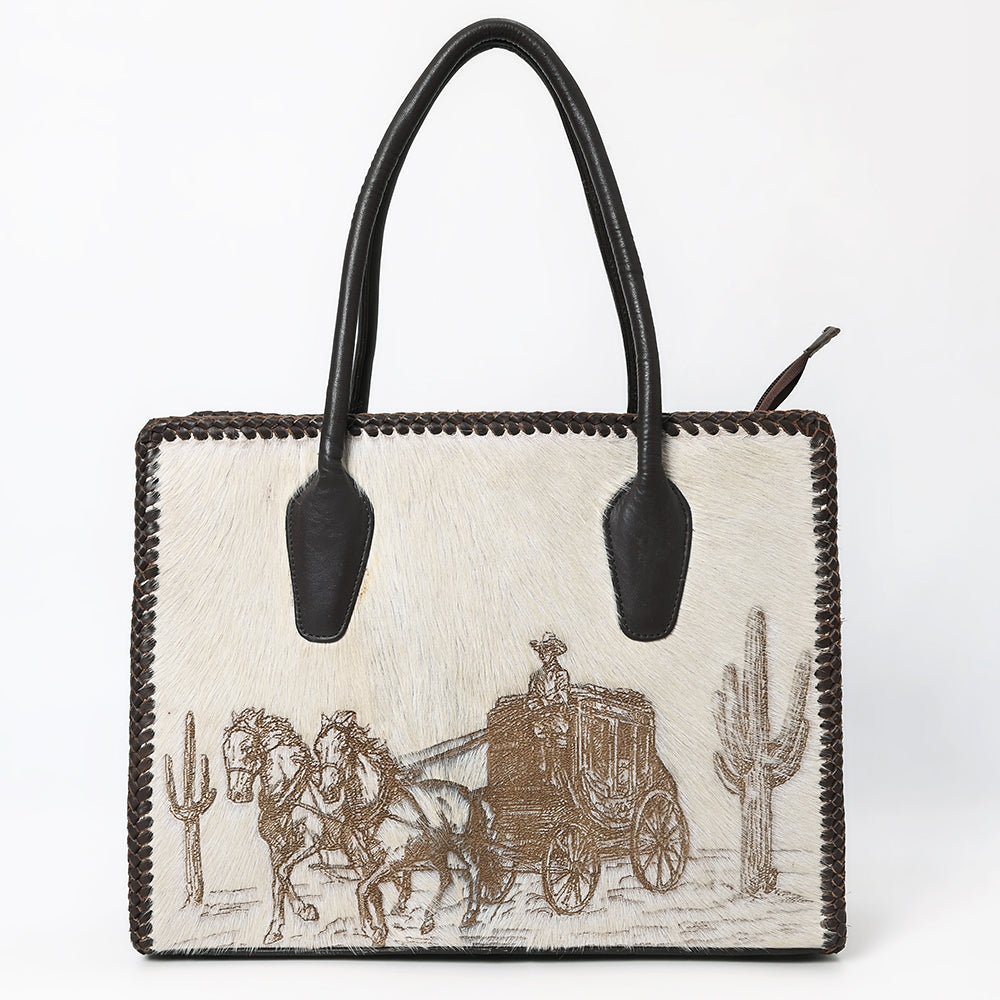 American Darling Hair-On Genuine Leather Tote