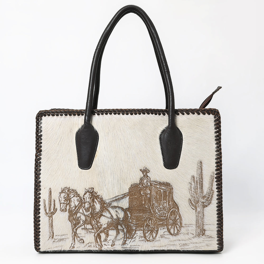 American Darling Tote Hair on Genuine Leather Western Women Bag Handbag Purse | Travel Bags College Casual