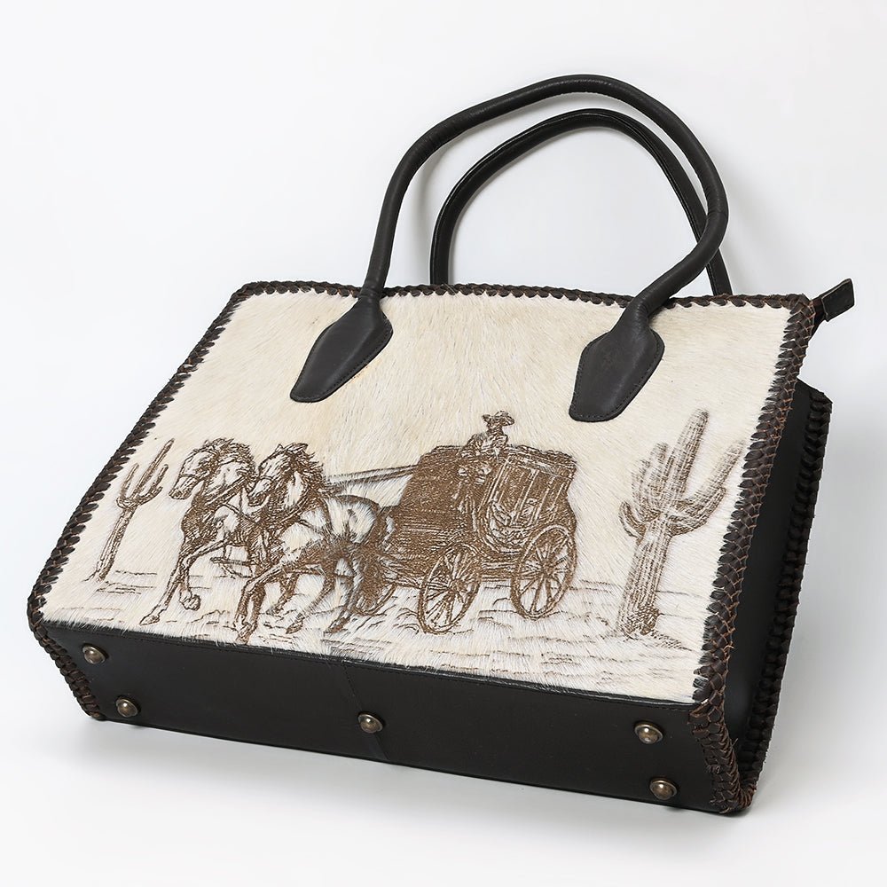 American Darling Hair-On Genuine Leather Tote