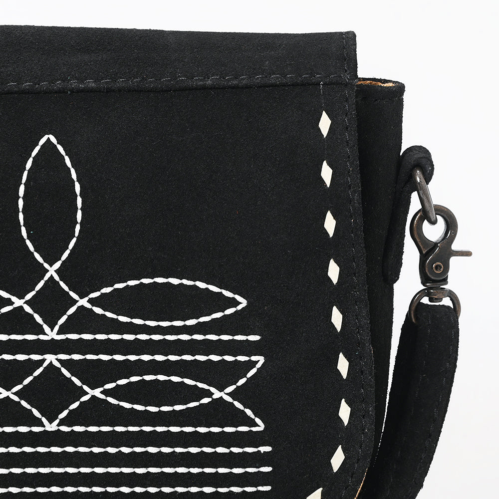 American Darling Crossbody Suede Genuine Western Leather