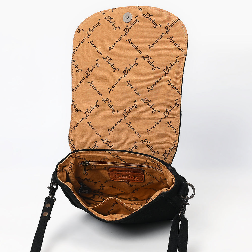 American Darling Crossbody Suede Genuine Western Leather