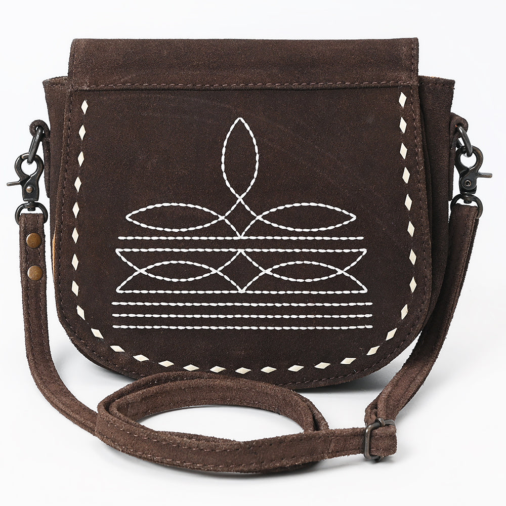 American Darling Crossbody Suede Genuine Western Leather