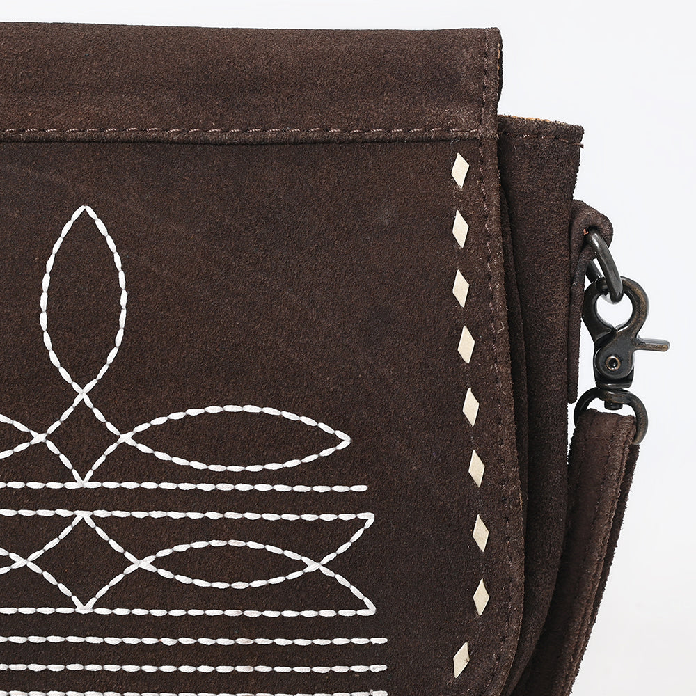 American Darling Crossbody Suede Genuine Western Leather