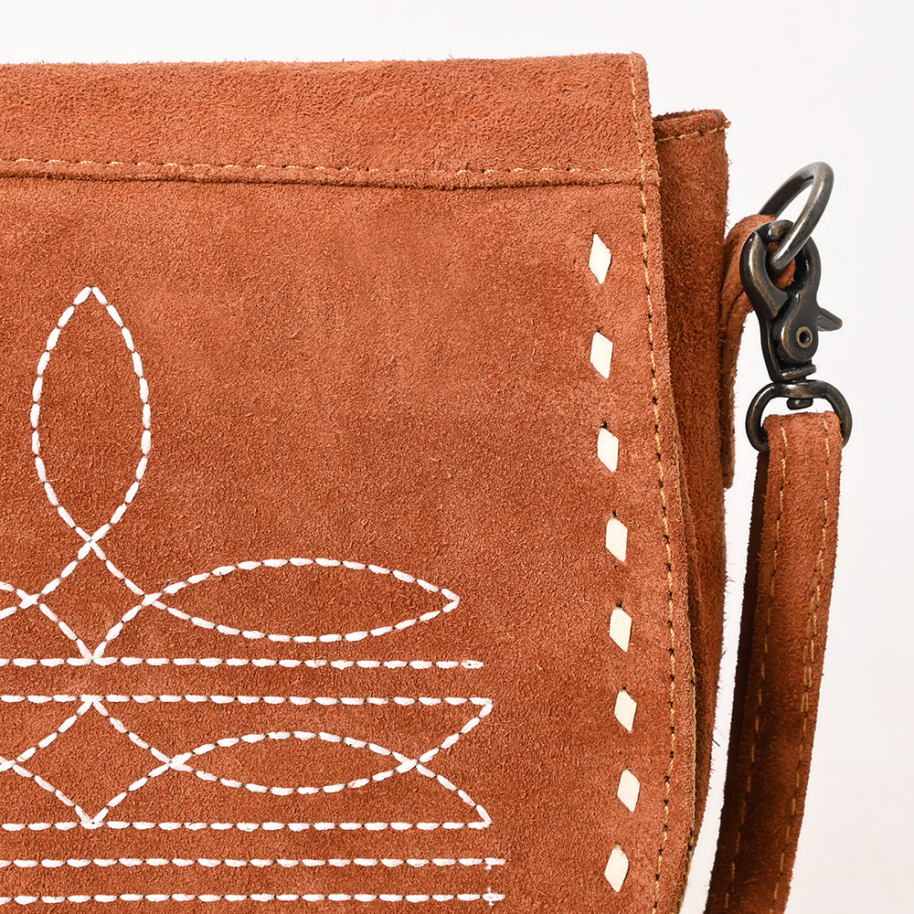 American Darling Crossbody Suede Genuine Western Leather