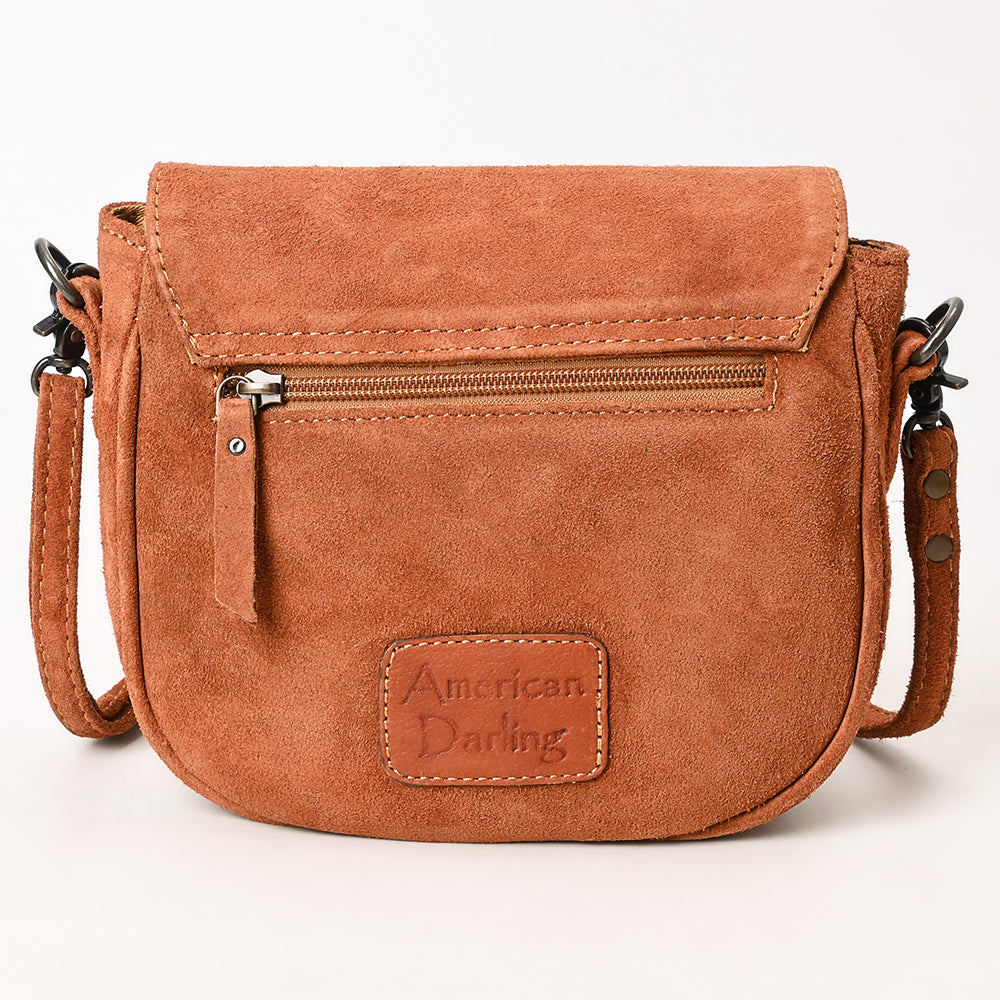 American Darling Crossbody Suede Genuine Western Leather