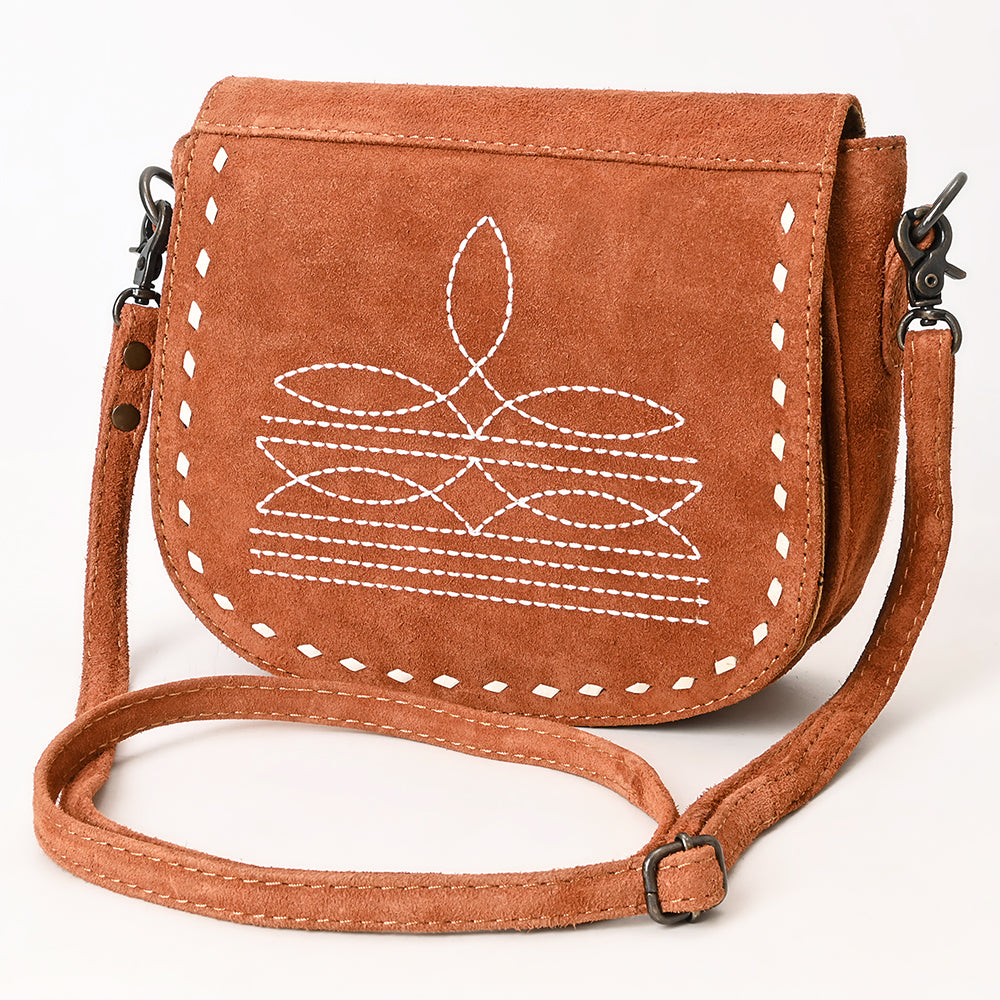 American Darling Crossbody Suede Genuine Western Leather
