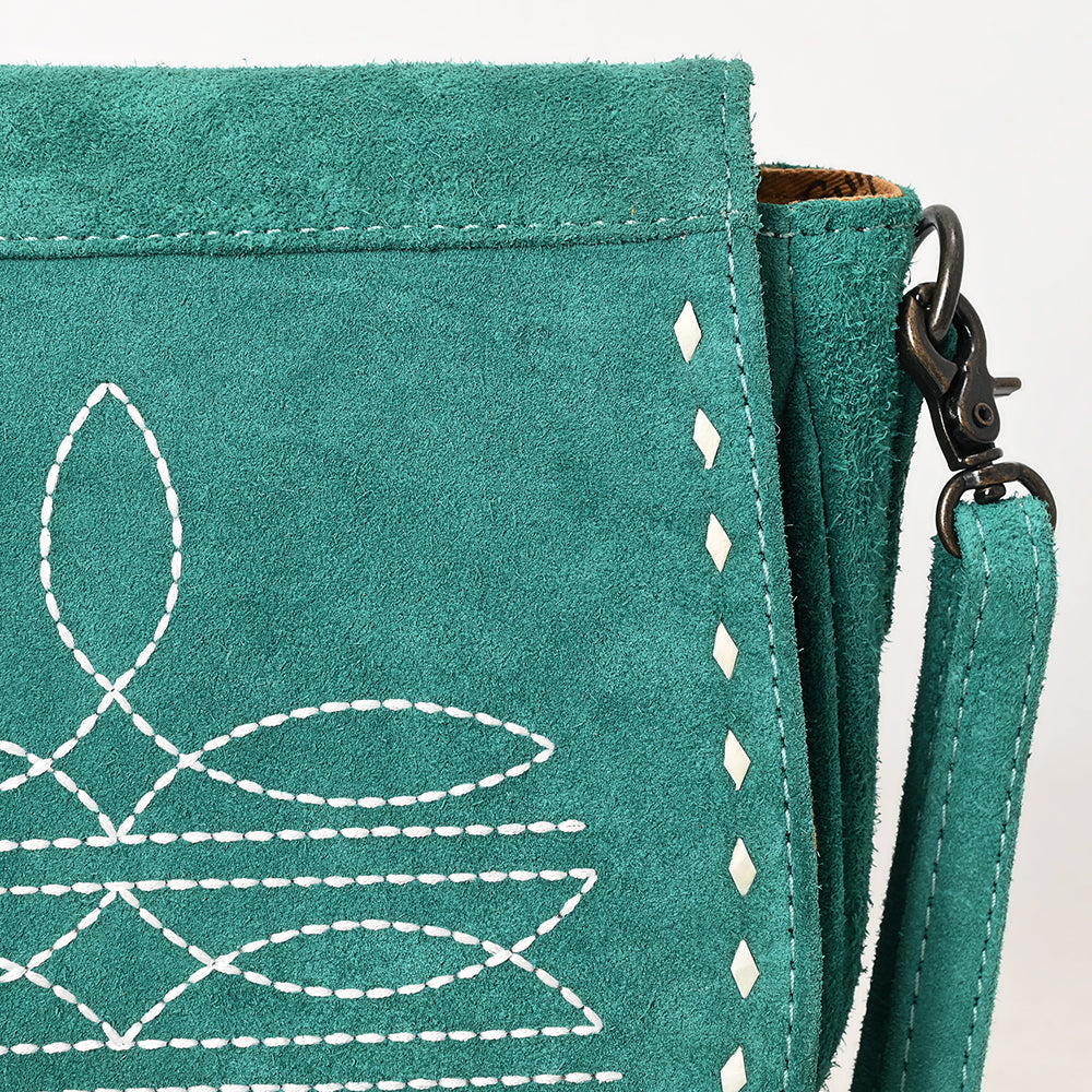 American Darling Crossbody Suede Genuine Western Leather