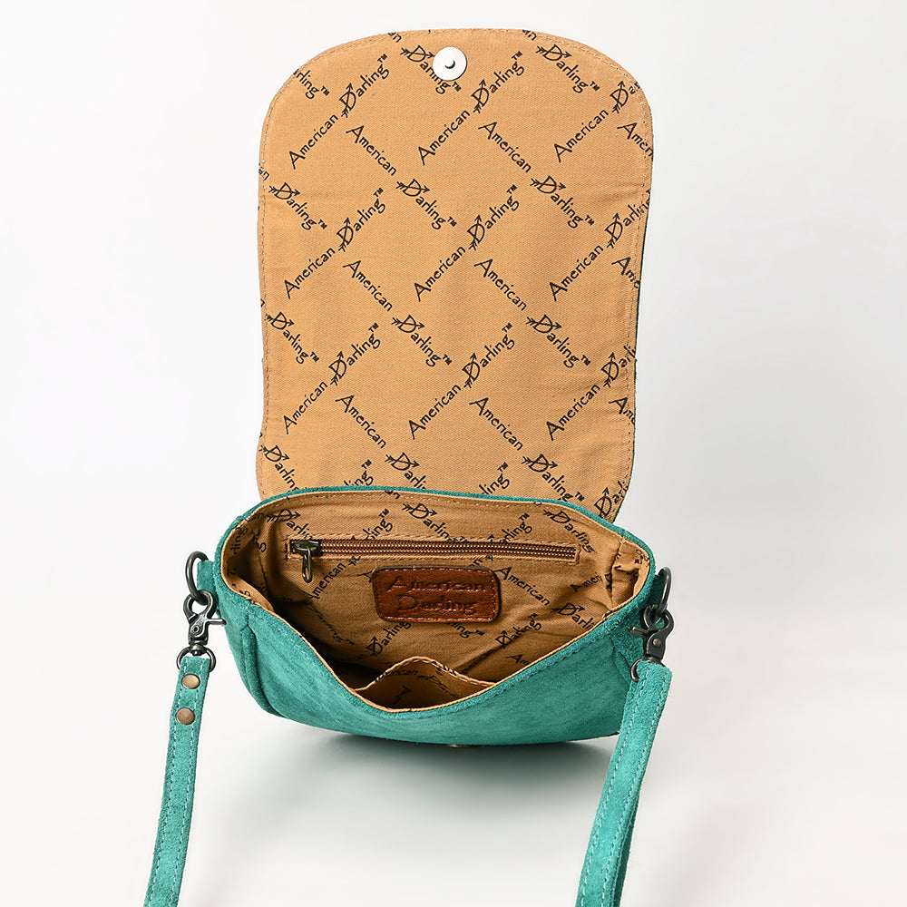 American Darling Crossbody Suede Genuine Western Leather
