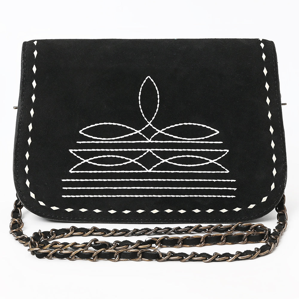 American Darling Crossbody Suede Genuine Western Leather