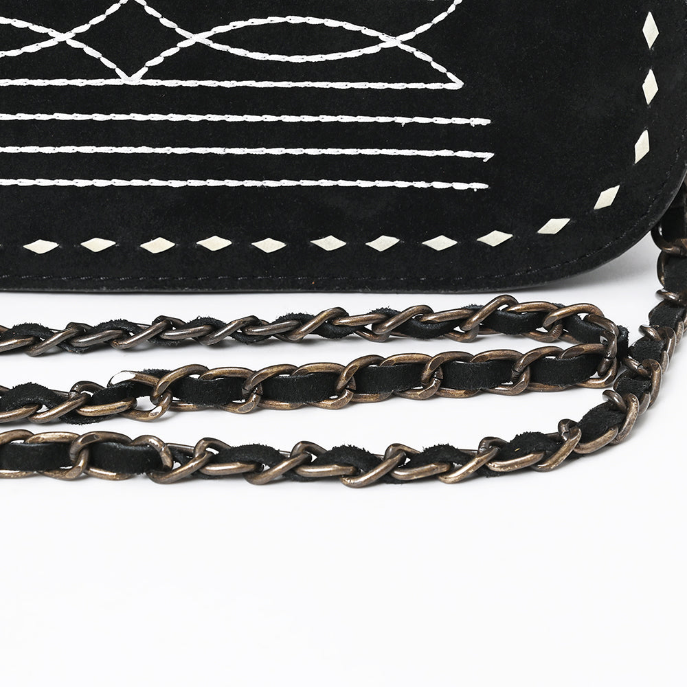 American Darling Crossbody Suede Genuine Western Leather
