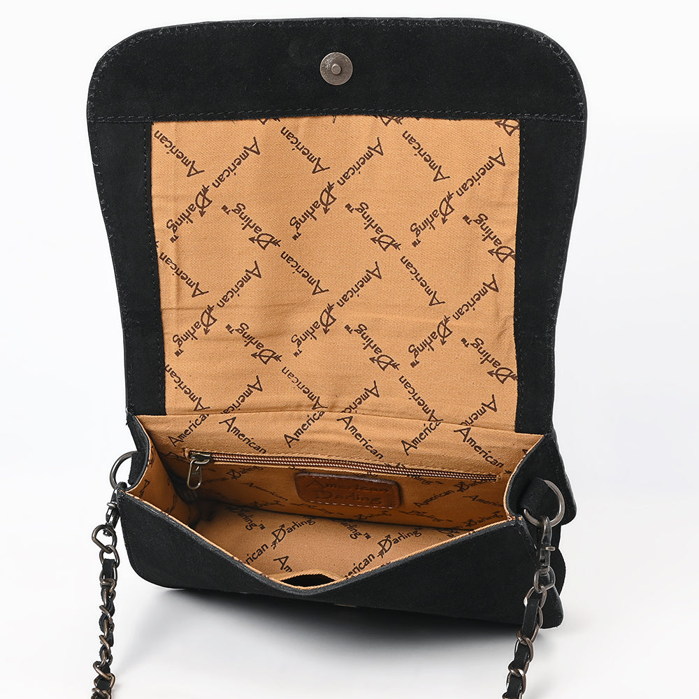 American Darling Crossbody Suede Genuine Western Leather