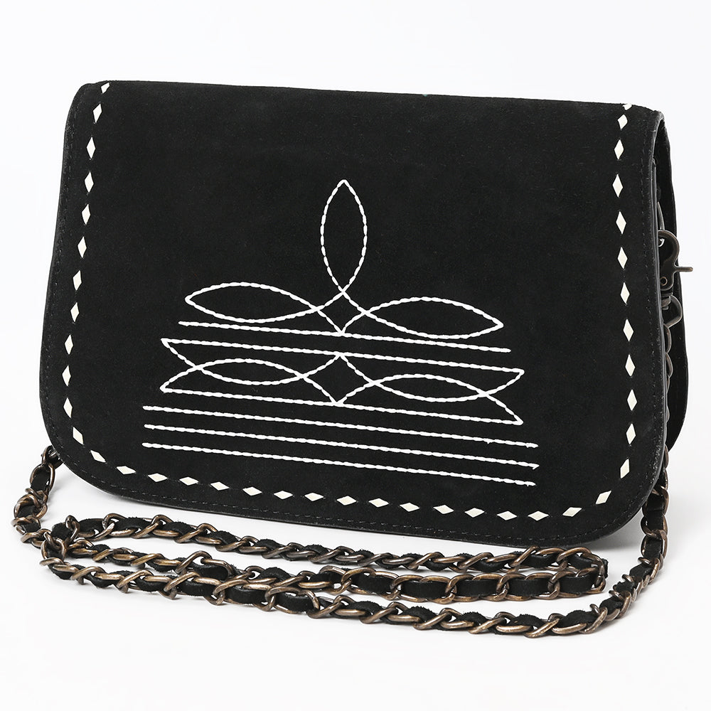 American Darling Crossbody Suede Genuine Western Leather
