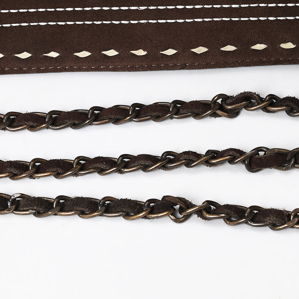 American Darling Crossbody Suede Genuine Western Leather