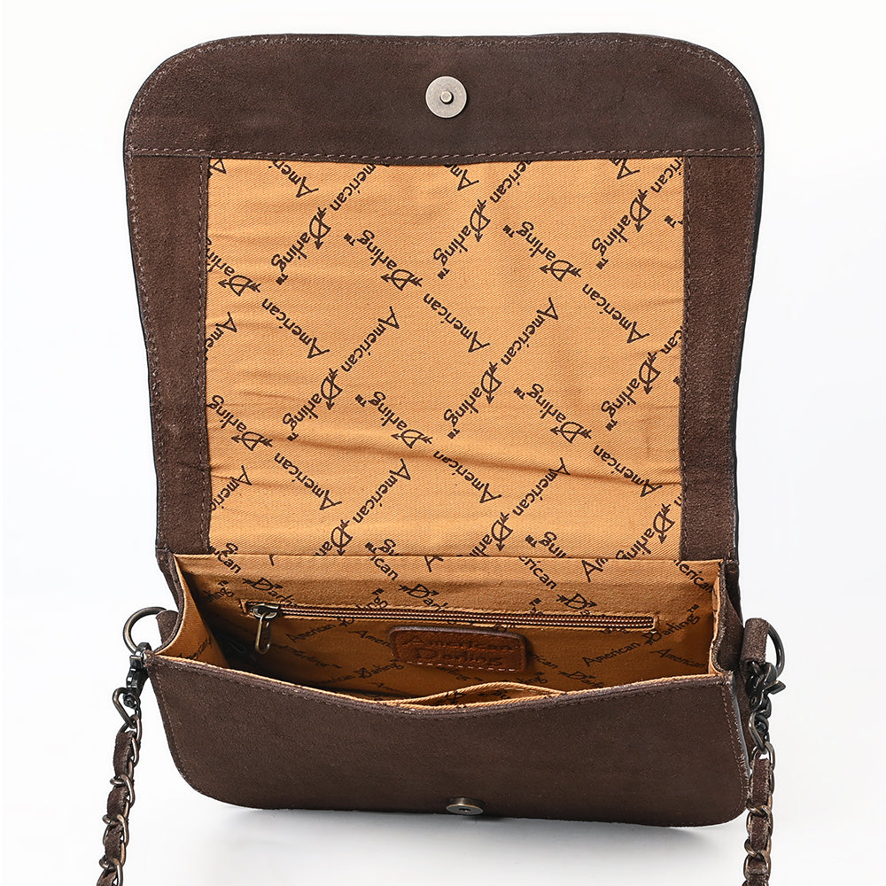 American Darling Crossbody Suede Genuine Western Leather