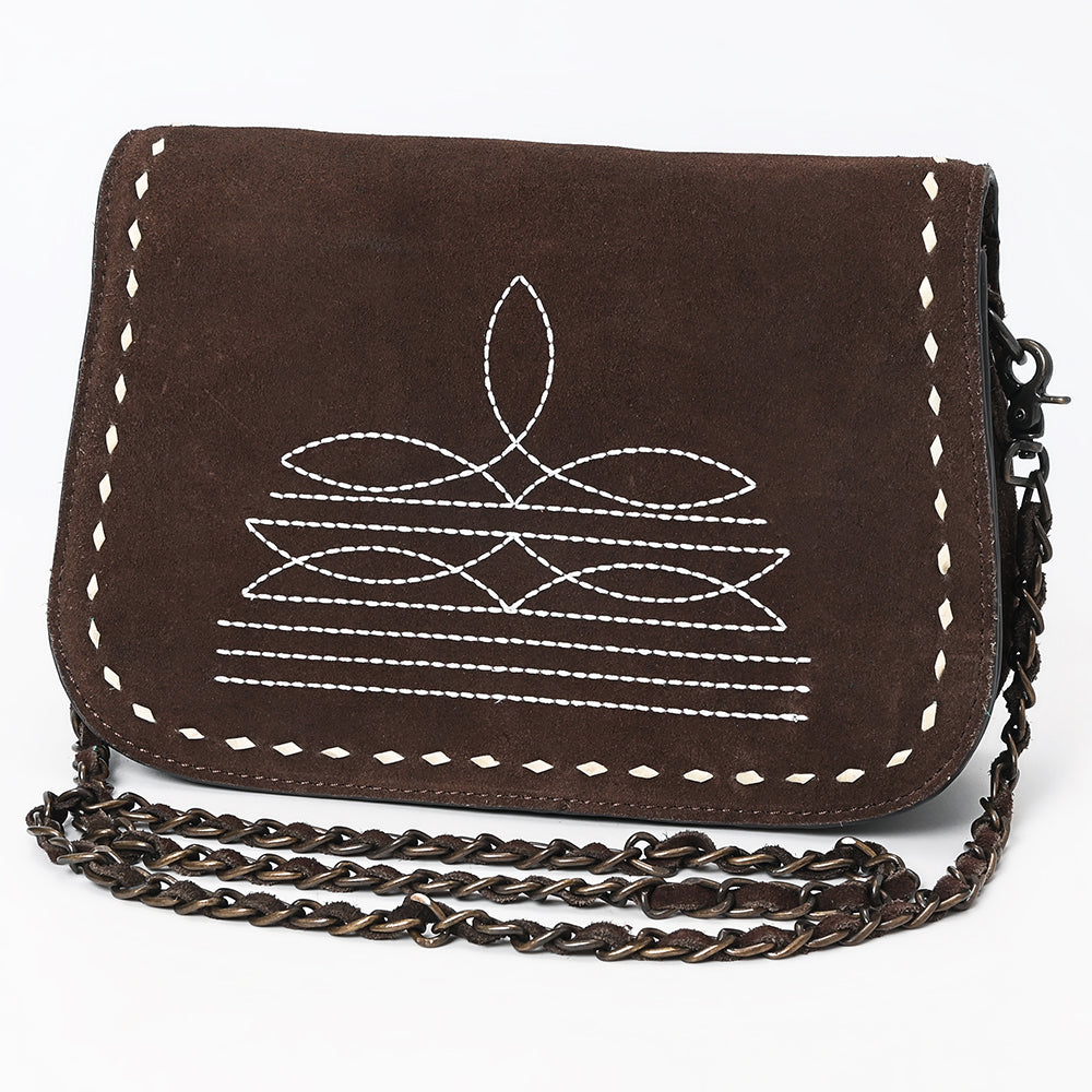 American Darling Crossbody Suede Genuine Western Leather