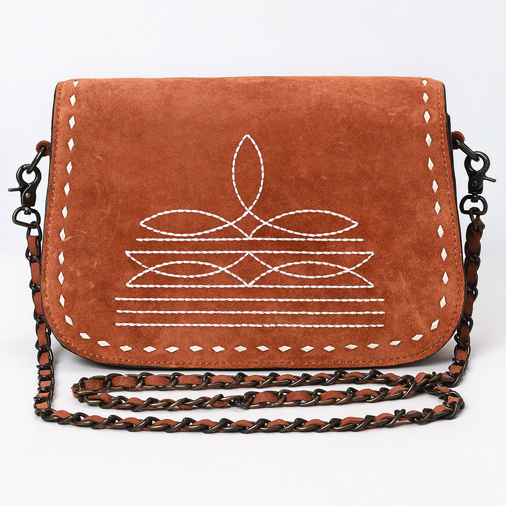 American Darling Crossbody Suede Genuine Western Leather