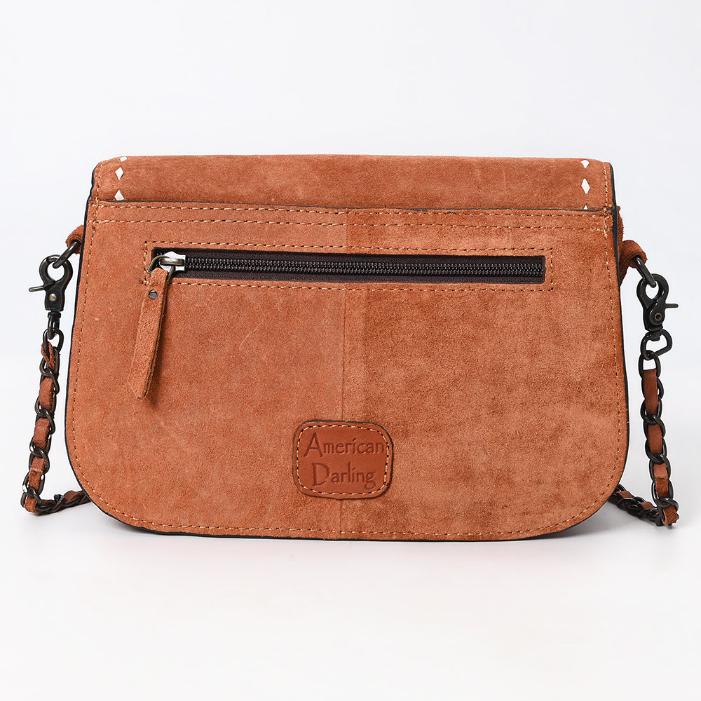 American Darling Crossbody Suede Genuine Western Leather