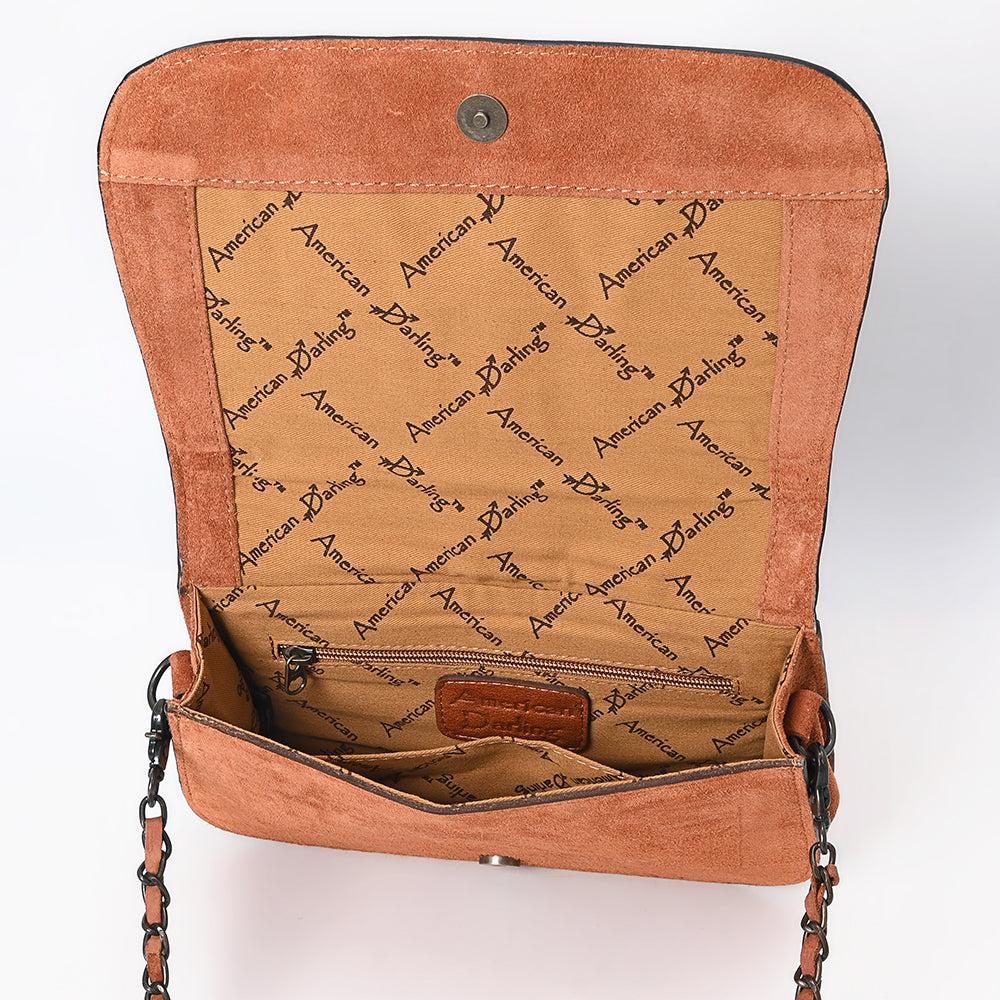 American Darling Crossbody Suede Genuine Western Leather
