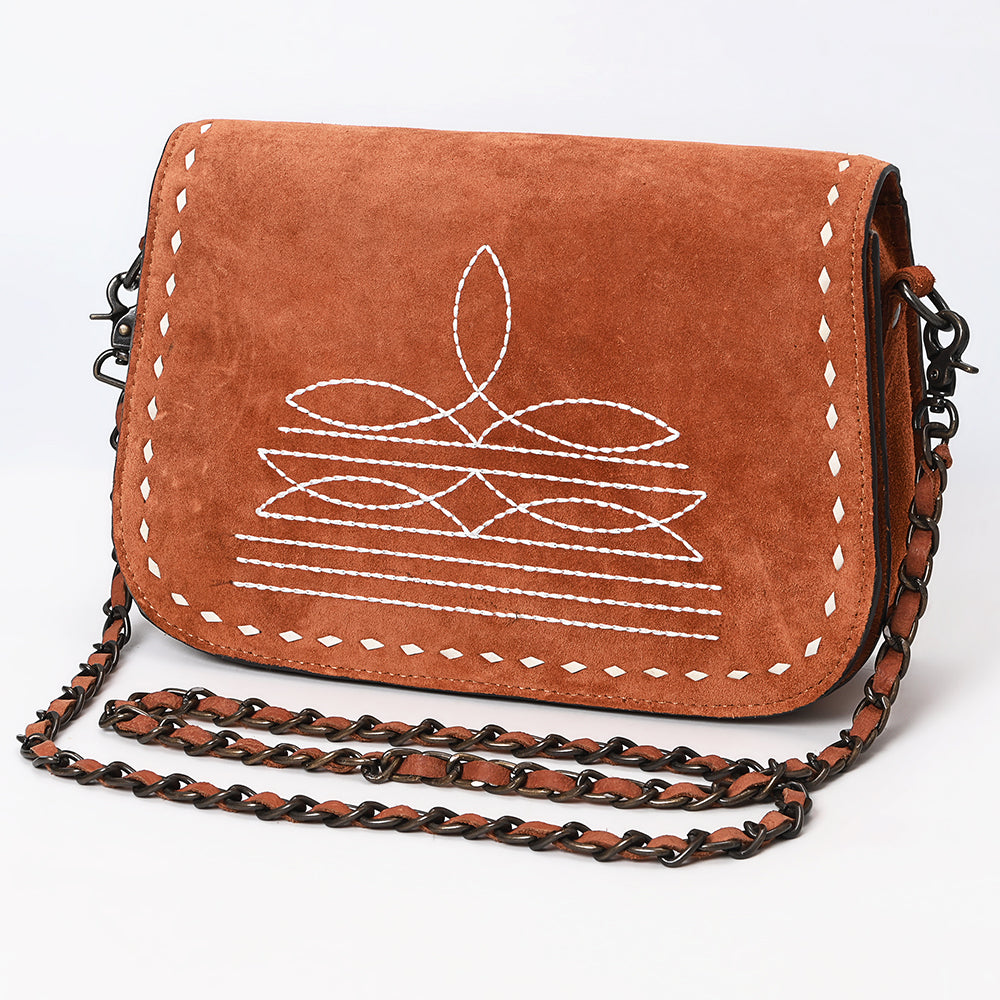 American Darling Crossbody Suede Genuine Western Leather
