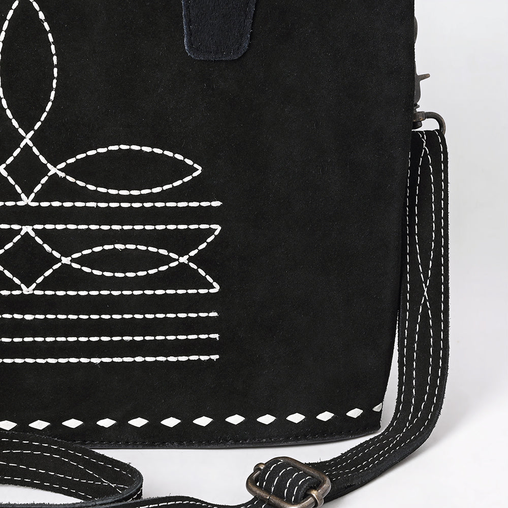 American Darling Tote Suede Genuine Leather Women Bag Western Handbag Purs