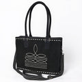 American Darling Tote Suede Genuine Leather Women Bag Western Handbag Purs