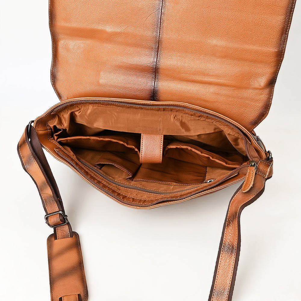 OHLAY Briefcase Genuine Leather women bag western Bag OHM118A