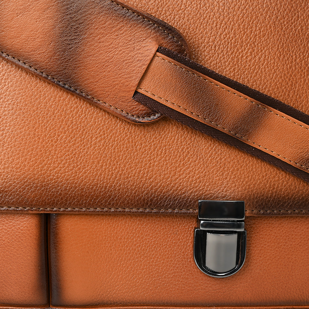 OHLAY Briefcase Genuine Leather women bag western Bag OHM118A