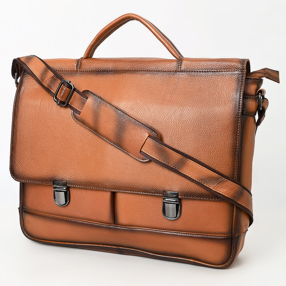 OHLAY Briefcase Genuine Leather women bag western Bag OHM118A
