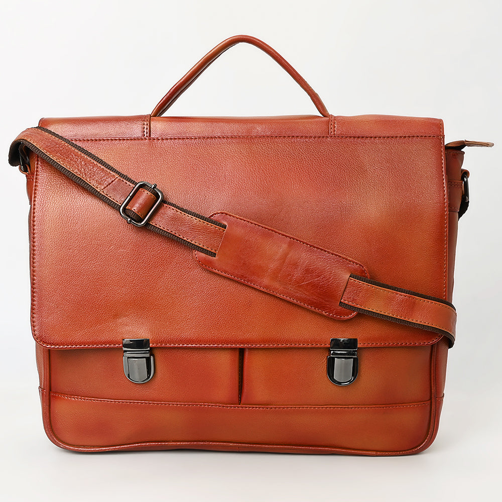 OHLAY Briefcase Genuine Leather women bag western Bag OHM118C