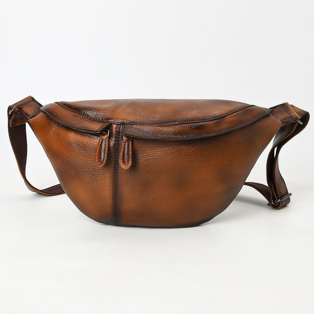 OHLAY Genuine Leather Fanny Pack