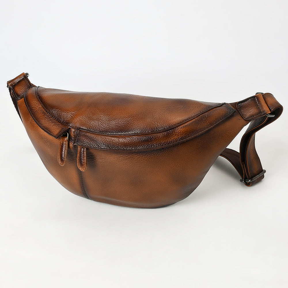 OHLAY Genuine Leather Fanny Pack