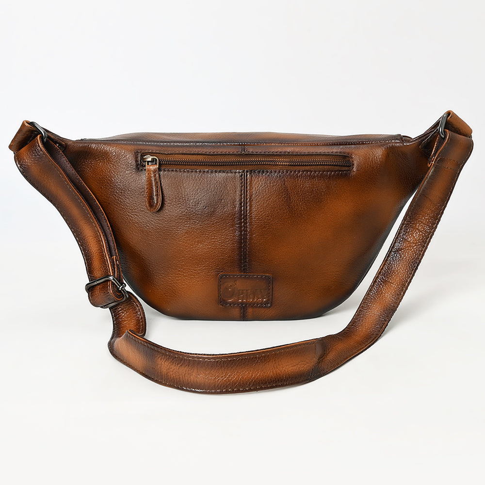OHLAY Genuine Leather Fanny Pack