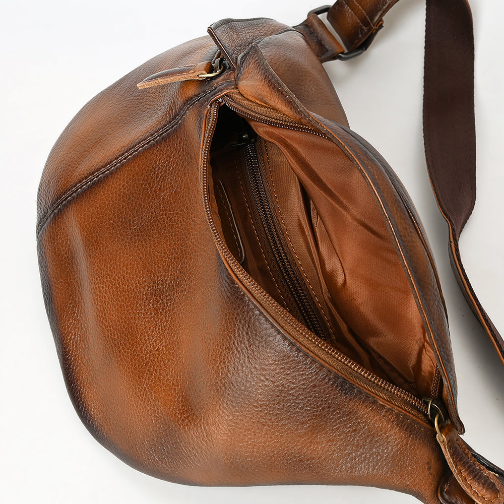 OHLAY Genuine Leather Fanny Pack