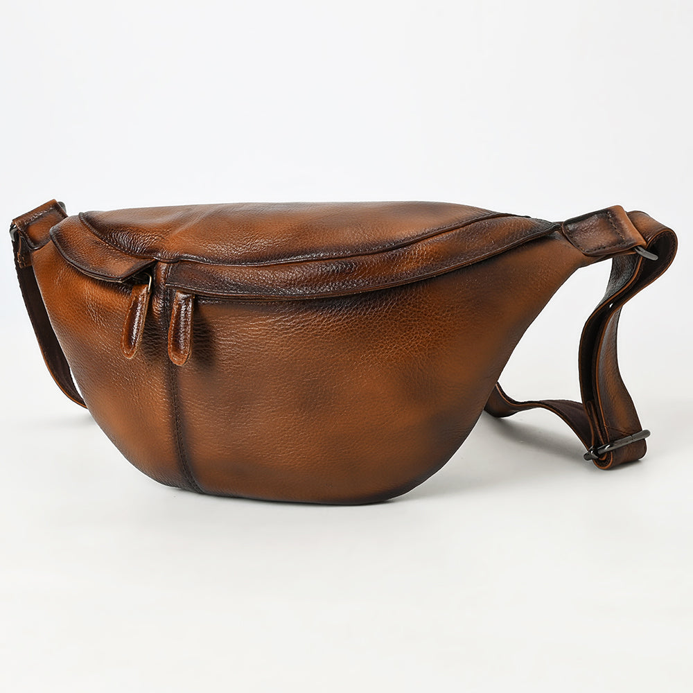OHLAY Genuine Leather Fanny Pack