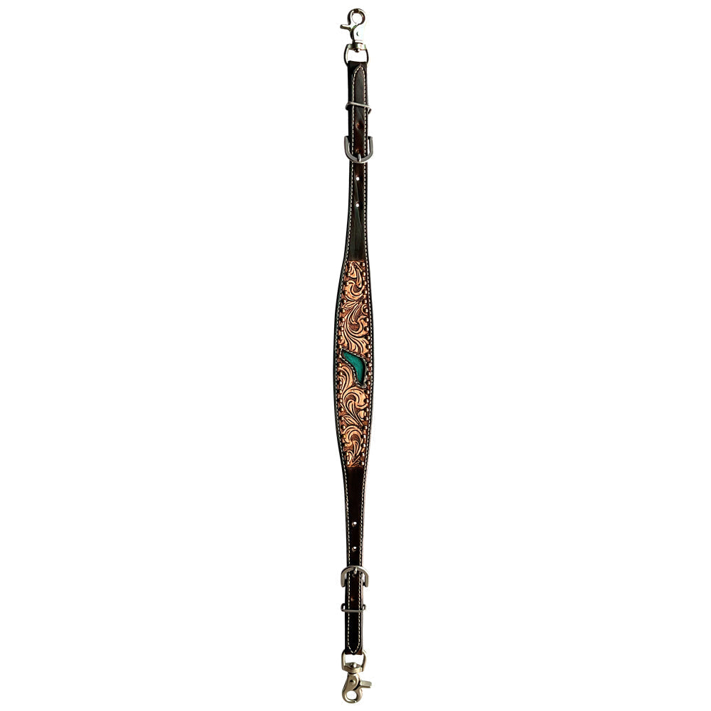 Bar H Equine American Leather Horse Saddle Tack One Ear Headstall | Breast Collar | Browband Headstall | Wither Strap | Tack Set for Horses BER114