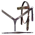 Bar H Equine Western Horse Genuine American Leather Wither Straps Breast Collar Set