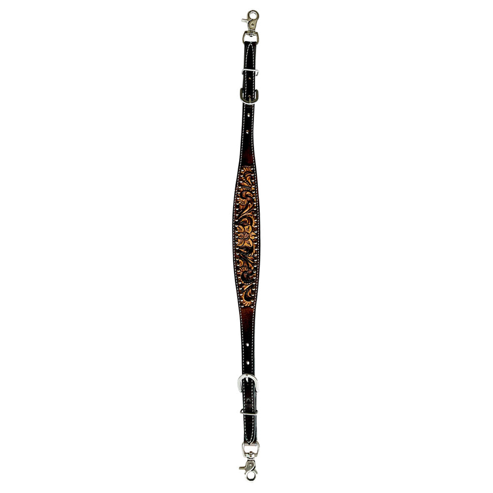 Bar H Equine Genuine Western American Leather Horse Premium Headstall & Breast Collar Set