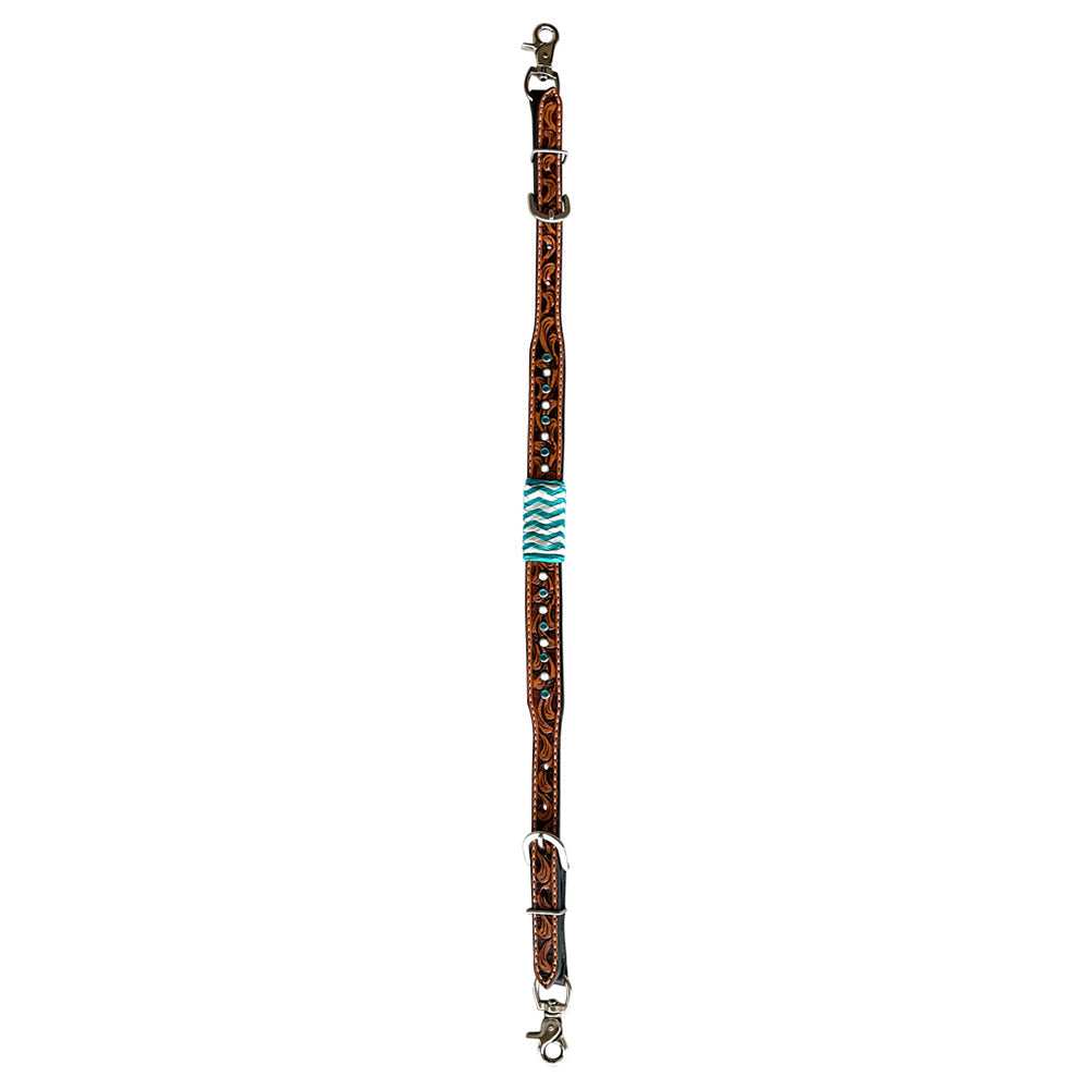 Bar H Equine American Leather Horse Saddle Tack One Ear Headstall | Breast Collar | Browband Headstall | Wither Strap | Tack Set BER209