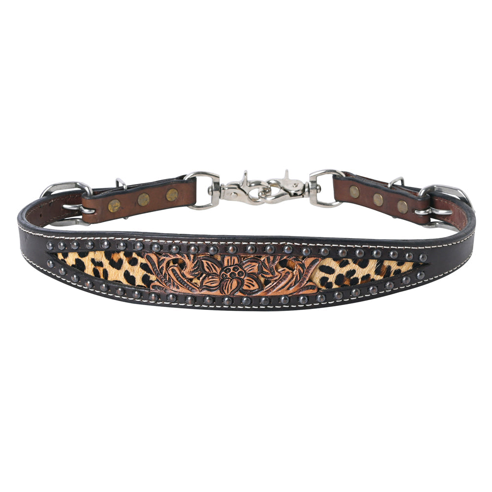 Bar H Equine American Leather Horse Saddle Tack One Ear Headstall | Breast Collar Browband Wither Strap Set BER249