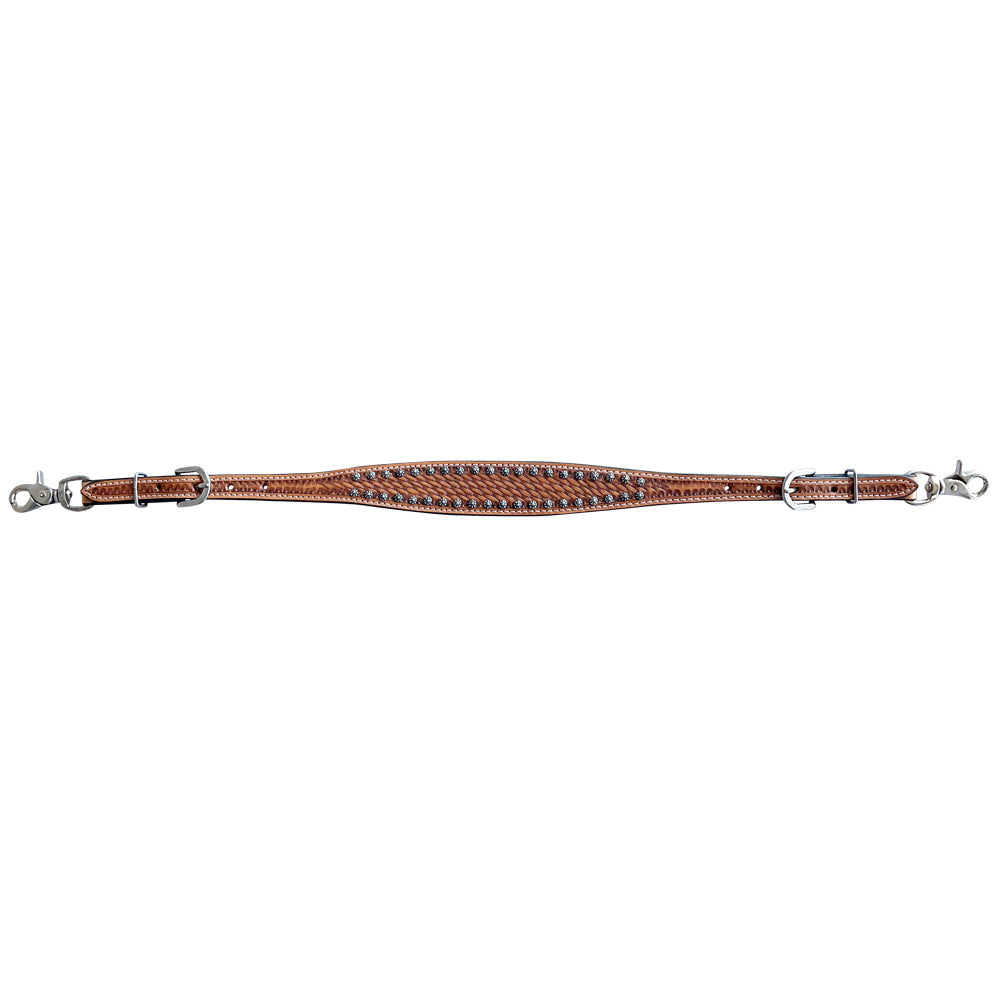 Bar H Equine American Leather Horse Saddle Tack One Ear Headstall | Breast Collar | Browband Headstall | Wither Strap | Tack Set BER260