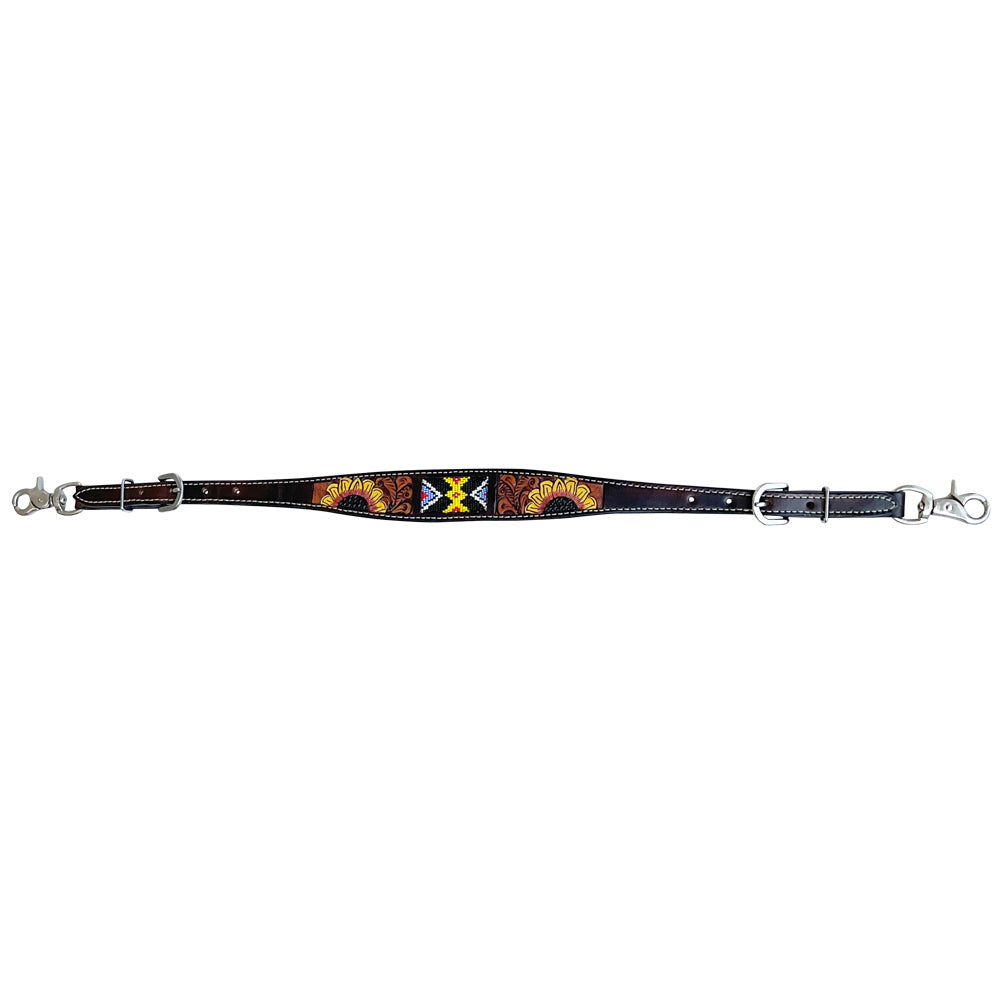 Bar H Equine American Leather Horse Saddle Tack One Ear Headstall | Breast Collar | Browband Headstall | Wither Strap | Tack Set BER261