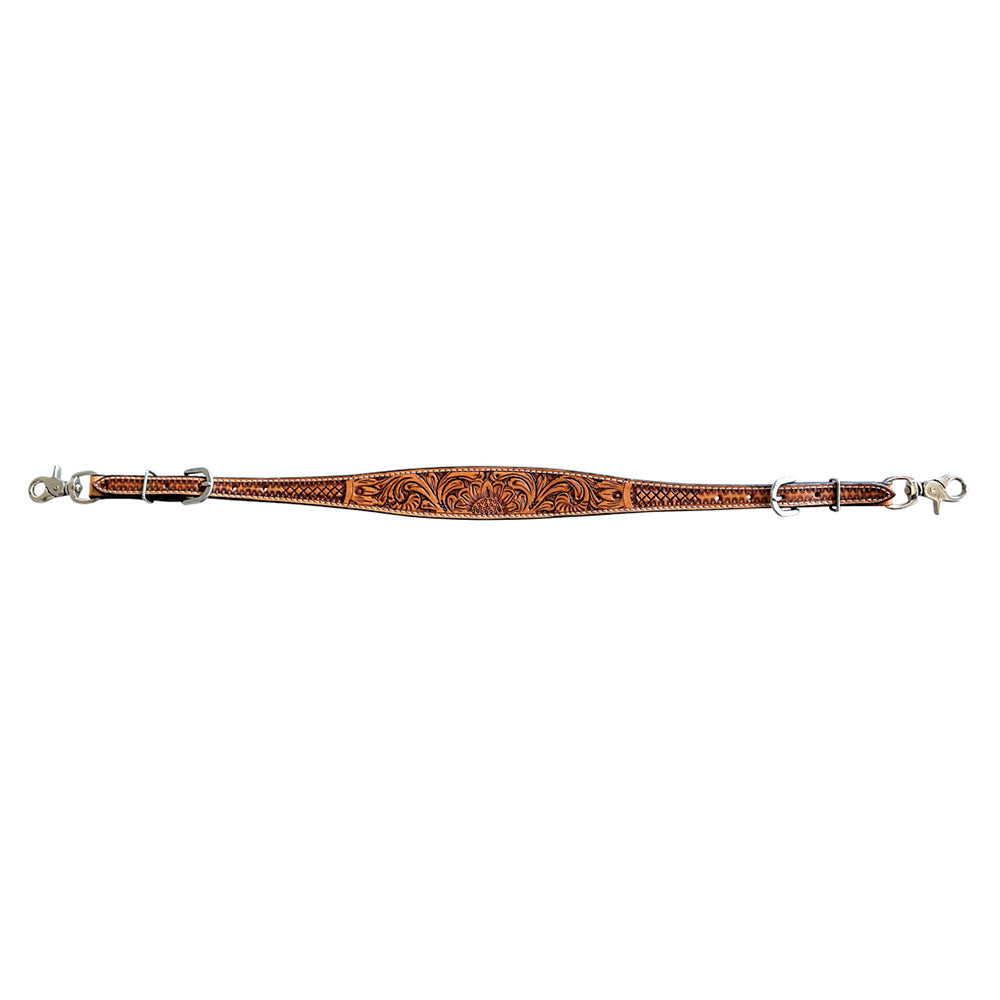 Bar H Equine American Leather Horse Saddle Tack One Ear Headstall | Breast Collar Browband Wither Strap Set BER269