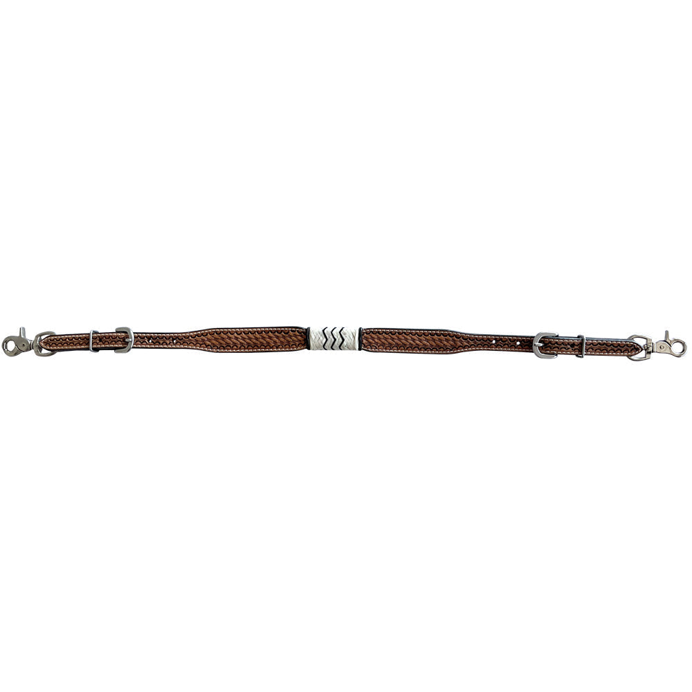 Bar H Equine American Leather Horse Saddle Tack One Ear Headstall | Breast Collar Browband Wither Strap Set BER279