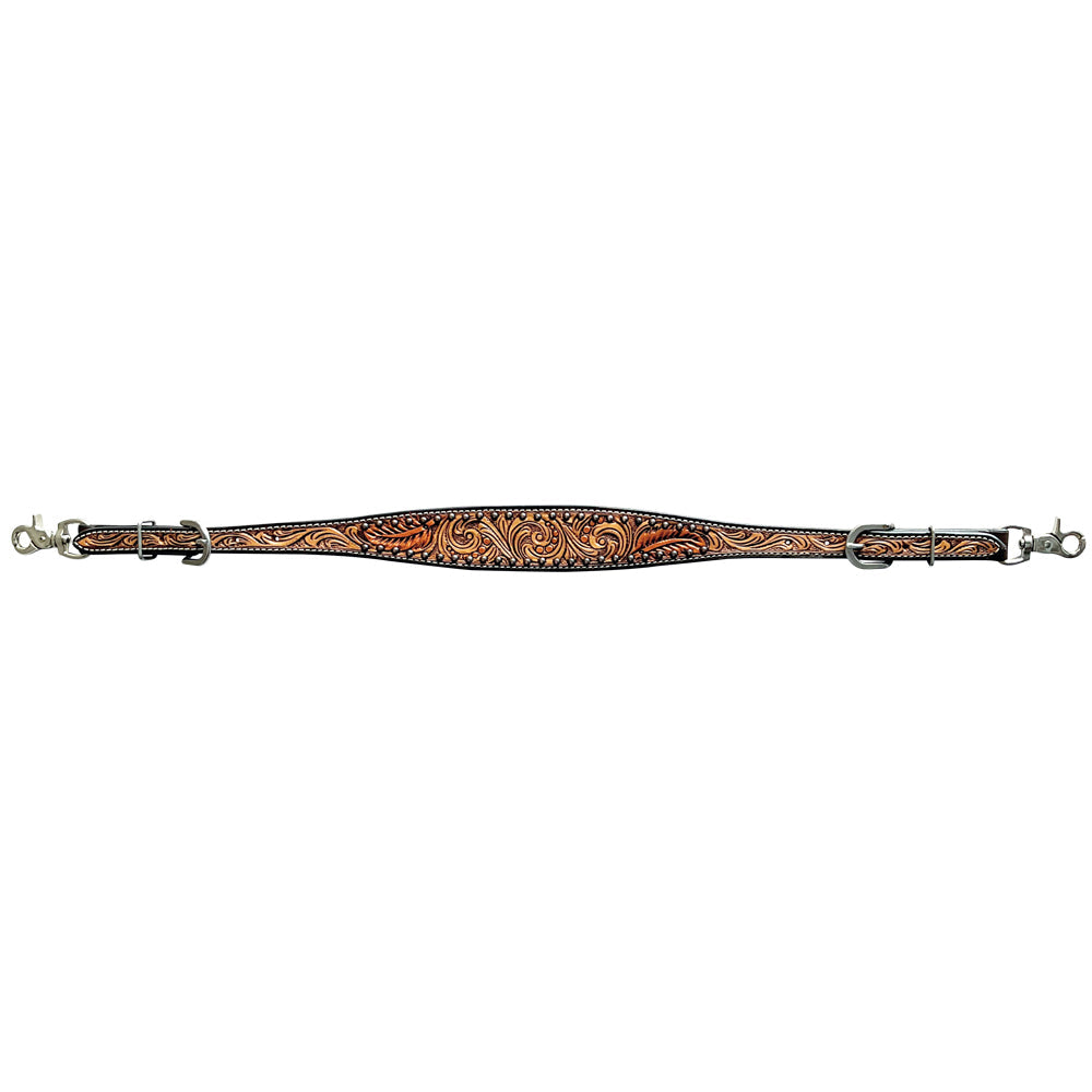 Bar H Equine Genuine Western American Leather Horse Premium Headstall & Breast Collar Set