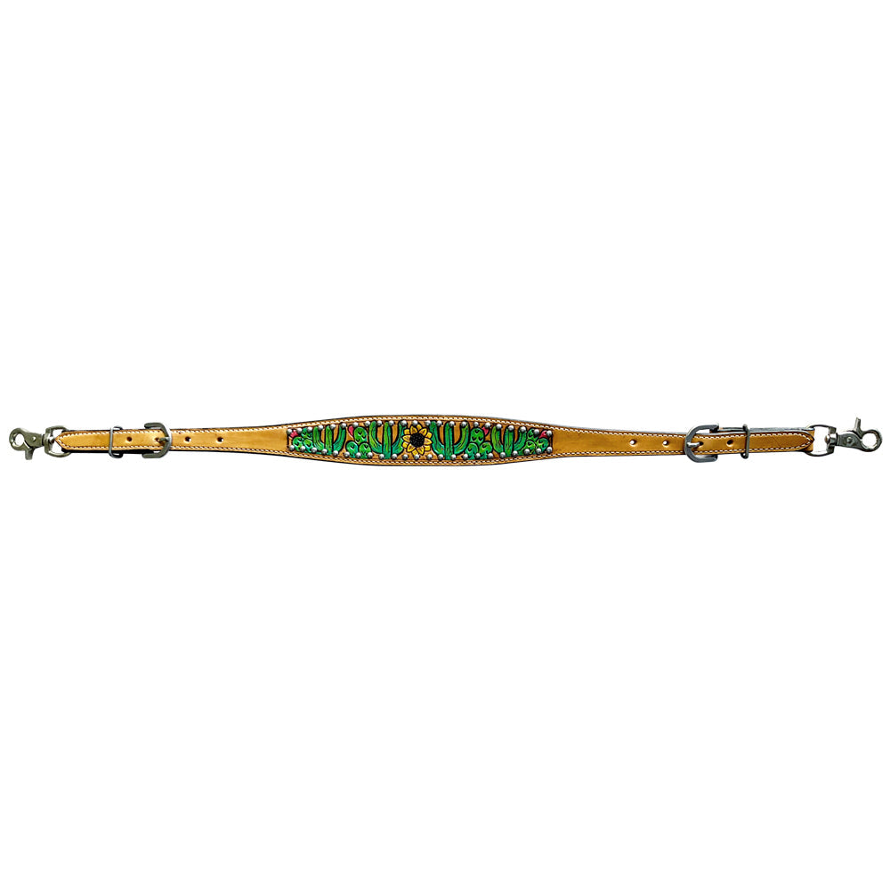 Bar H Equine Genuine Western American Leather Horse Premium Headstall & Breast Collar Set