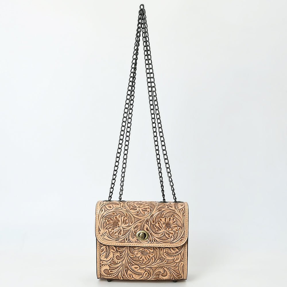 American Darling Small Crossbody Beautifully Hand Tooled Genuine Leather