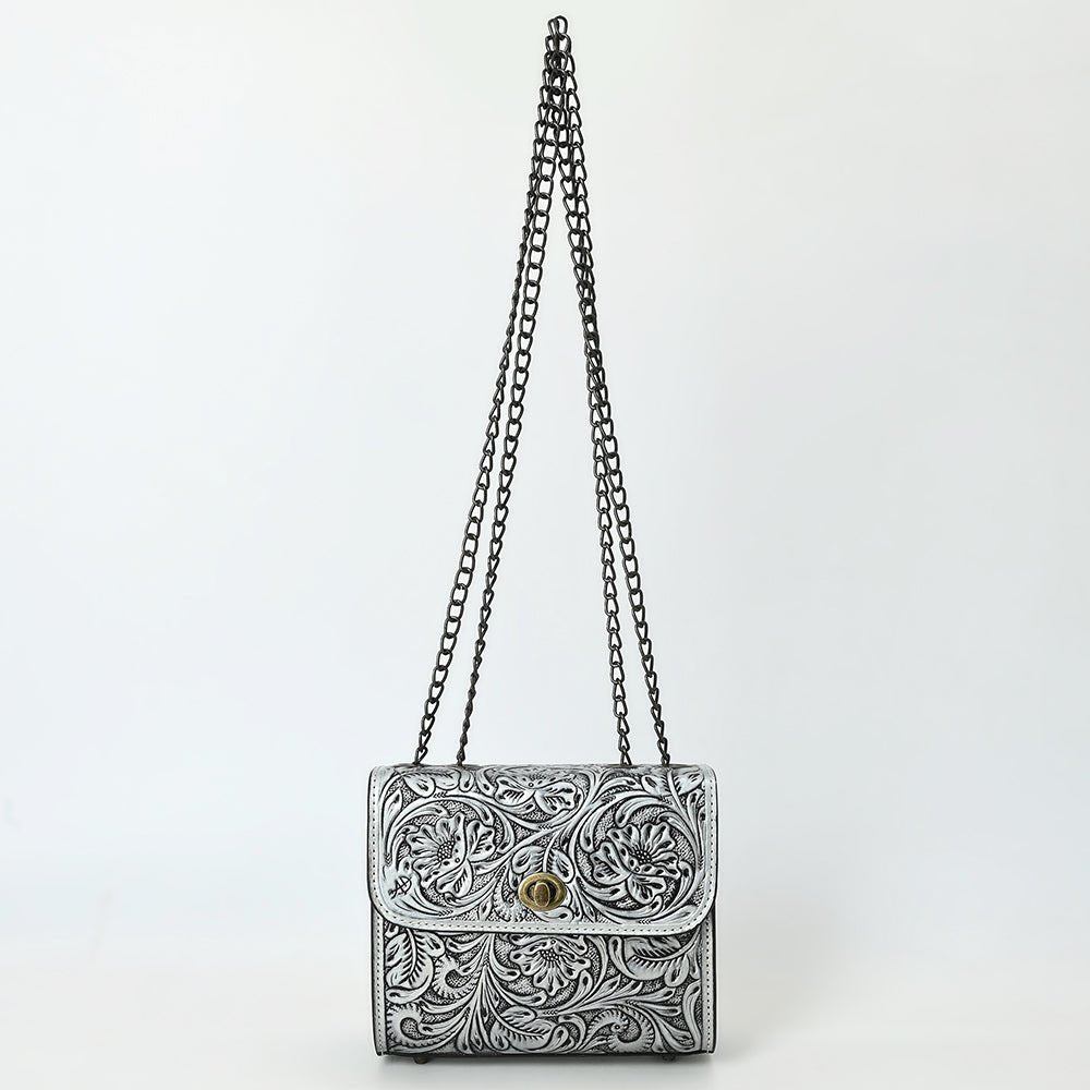 American Darling Small Crossbody Beautifully Hand Tooled Genuine Leather