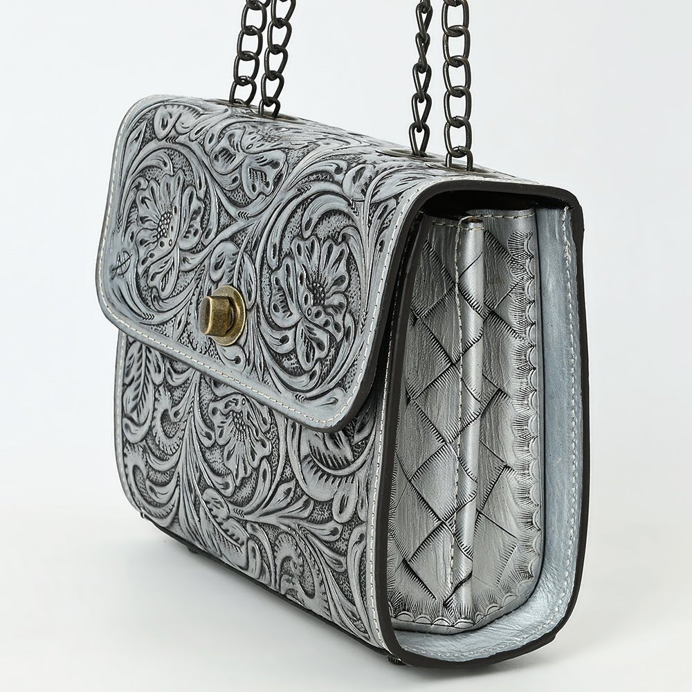 American Darling Small Crossbody Beautifully Hand Tooled Genuine Leather